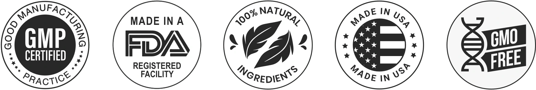 Braincept Natural Nootropic Formula Badges